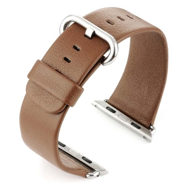 LBS APL-BWN Marston brown Apple compatible leather watch strap