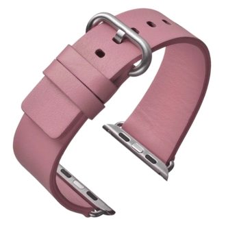 Marston | Pink Compatible Leather Strap to fit Apple Watch® | APL-PNK