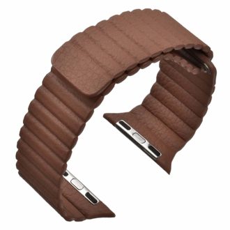 Shoreditch | Brown Magnetic Silicone Strap to fit Apple Watch® | APLM-BRN