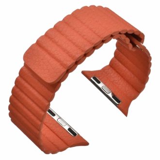 Shoreditch | Orange Magnetic Silicone Strap to fit Apple Watch® | APLM-ORG