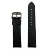 LBS WH820 Goodwood black perforated leather watch strap