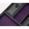 Wolf 306428 Blake valet tray with cuff black and purple