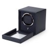 Wolf 461117 cub navy single watch winder with cover