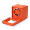 Wolf 461139 Cub orange single watch winder with cover
