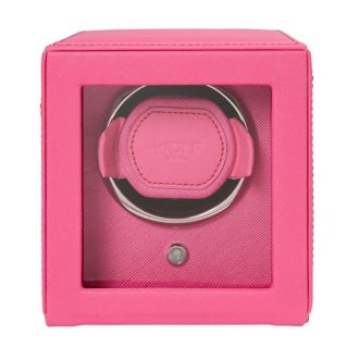 WOLF | Cub Tutti Frutti Pink Watch Winder With Cover | 461190