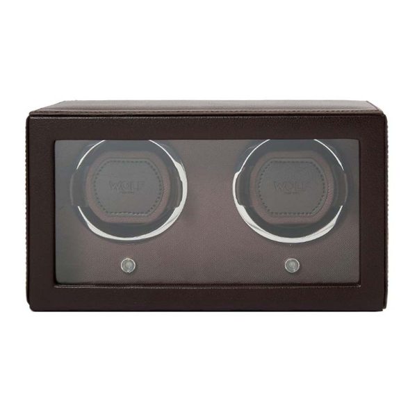 Wolf 461206 Cub brown double watch winder