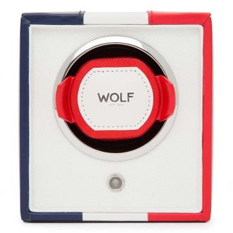 Wolf | Navigator French Flag Single Watch Winder | 471404