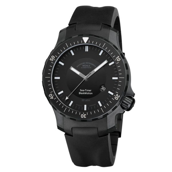 Muhle Glashutte M1-41-83-KB Sea Timer Black Motion watch