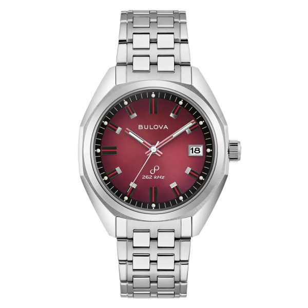 Bulova 96B401 Jet Star red dial bracelet watch