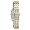 Bulova 98P220 Sutton Rectangular two-tone bracelet diamond set watch
