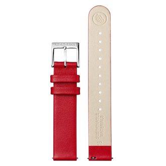 Mondaine | Red Vegan Leather Watch Strap 16mm | FG3116.30Q
