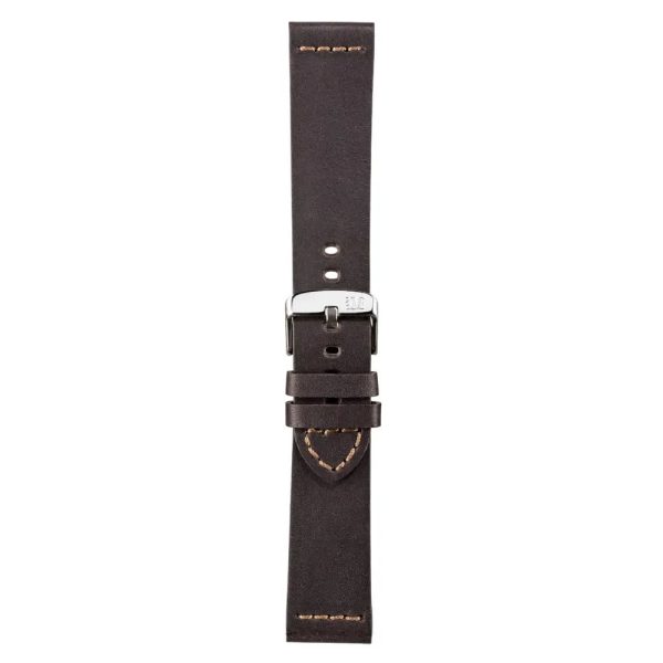 Morellato A01X4683B90030 Bramante brown vintage calf handmade watch strap