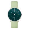 Junghans 27-4357.00 Meister Fein auto green strap watch