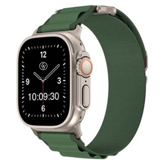 Alpine Loop | Green Nylon Strap to fit Apple Watch® | APS2802