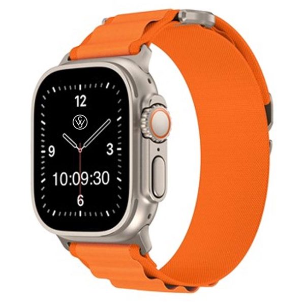 lbs APS2803 Alpine loop orange Nylon strap to fit Apple watch