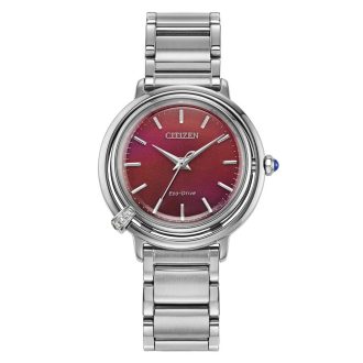 Citizen | L Arcly Red Dial Watch | EM1091-67X